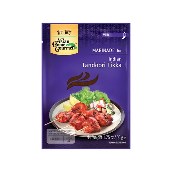 Indian Tandoori Tikka Marinade (50g) - Asian Home Gourmet