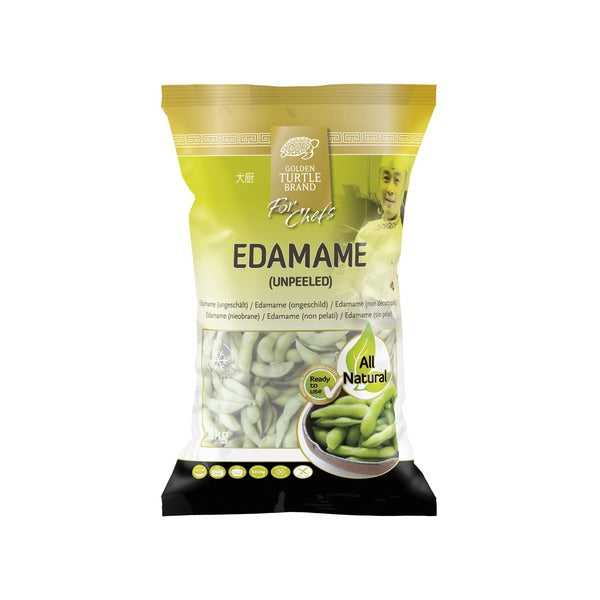 Edamame / Soybeans (Unpeeled) (1 kg) - Golden Turtle